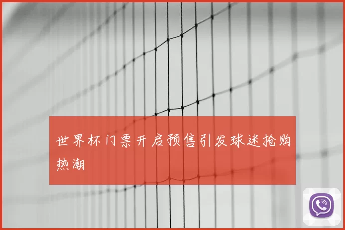 世界杯门票开启预售引发球迷抢购热潮