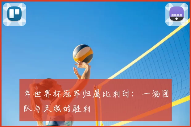 年世界杯冠军归属比利时:一场团队与天赋的胜利